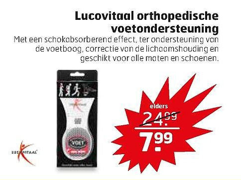 Lucovitaal cheap slippers trekpleister