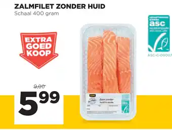 Jumbo Zalmfilet zonder huid 400g aanbieding