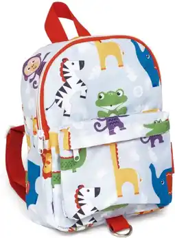 Bol.com Fisher-price schooltas dieren junior 26 x 20 cm polyester wit aanbieding