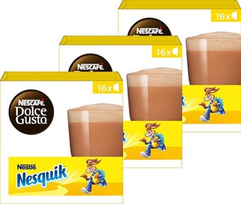 Bol.com Nescafé dolce gusto capsules nesquik - chocolademelk - 48 cups - geschikt voor 48 aanbieding