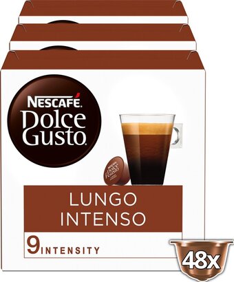 Bol.com Nescafé dolce gusto lungo intenso - 48 koffiecups aanbieding