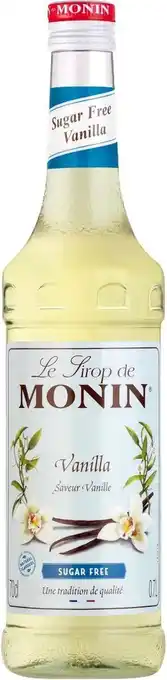 Bol.com Monin koffiesiroop vanille suikervrij - 70 cl aanbieding