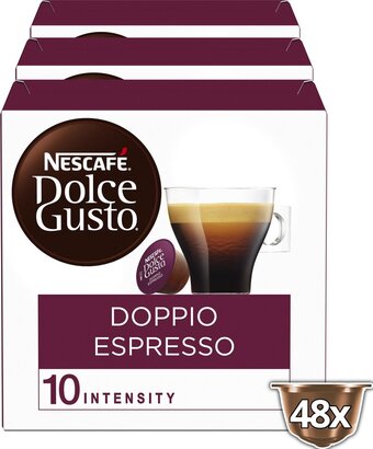 Bol.com Nescafe dolce gusto doppio - 48 koffiecups aanbieding