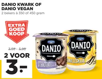 Jumbo Danio kwark 2*350/450g aanbieding