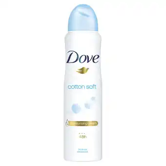 Albert Heijn Dove Deodorant spray cotton soft aanbieding