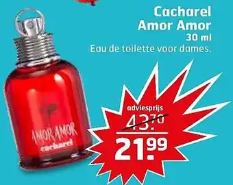 Trekpleister Cacharel Amor Amor 30 ml aanbieding