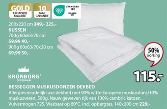 Jysk Kronborg of denmark besseggen muskusdonzen dekbed aanbieding