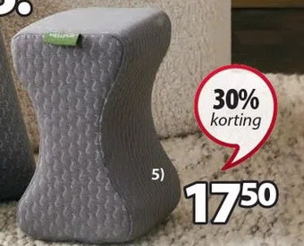 Jysk Wellpur ommane kniekussen aanbieding