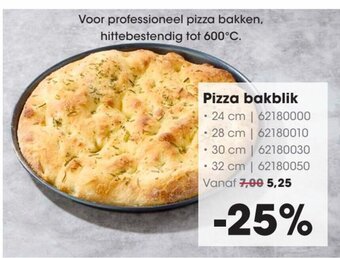 HANOS Pizza bakblik aanbieding