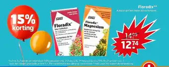 Trekpleister Floradix aanbieding