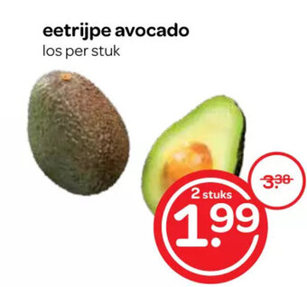 Spar eetrijpe avocado aanbieding