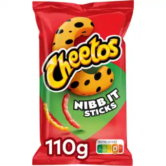 Jumbo Cheetos nibb-it sticks naturel chips 110gr aanbieding
