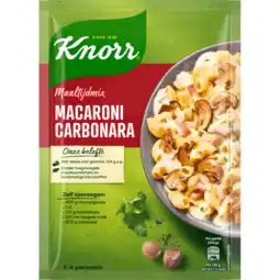 Jumbo Knorr maaltijdmix macaroni carbonara 64g aanbieding