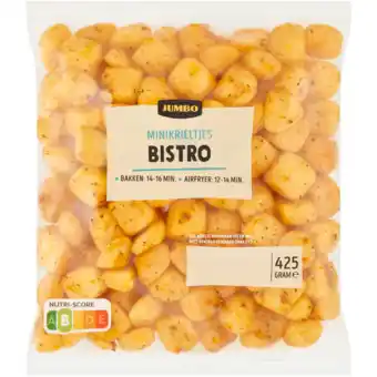 Jumbo Jumbo mini krieltjes bistro 425g aanbieding