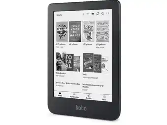 MediaMarkt Kobo clara 2e blauw - 6 inch 16 gb (ongeveer 12.000 e-books) spatwaterbestendig aanbieding