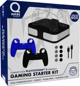 MediaMarkt Qware ps5 gaming starter kit aanbieding