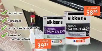 De Verfzaak Sikkens buitenlak vanaf aanbieding