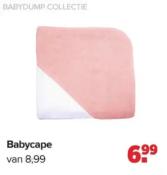 Baby-Dump Babycape aanbieding