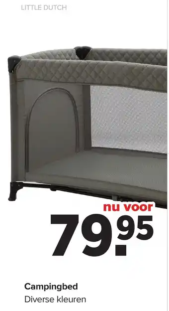 Baby-Dump Campingbed aanbieding