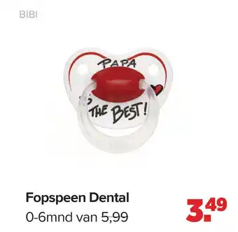 Baby-Dump Fopspeen Dental aanbieding