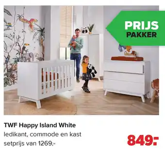 Baby-Dump TWF Happy Island White aanbieding