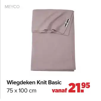 Baby-Dump Wiegdeken Knit Basic vanaf aanbieding