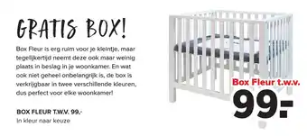 Baby-Dump GRATIS BOX! aanbieding