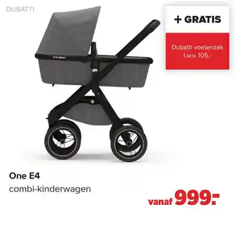 Baby-Dump One E4 combi-kinderwagen vanaf aanbieding