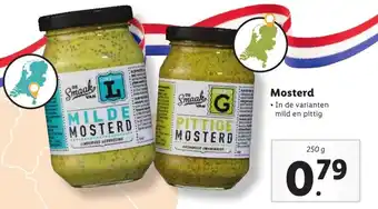 Lidl Mosterd 250g aanbieding