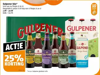 Poiesz Gulpener bier* aanbieding