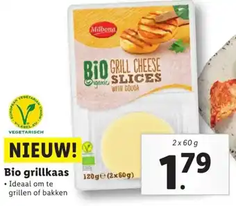 Lidl Bio grillkaas 60g aanbieding