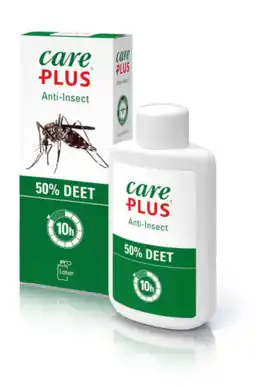 De Online Drogist Care plus deet anti-insect lotion 50% 50ml aanbieding
