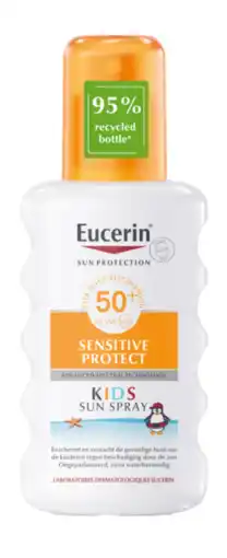 De Online Drogist Eucerin sun sensitive protect kids sun spray spf 50+ 200ml aanbieding