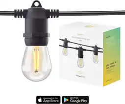 Bol.com Hombli smart outdoor string light 5m – lichtsnoer voor buiten – sfeerverlichting voor in de tuin, balkon en terras – weerbest aanbieding