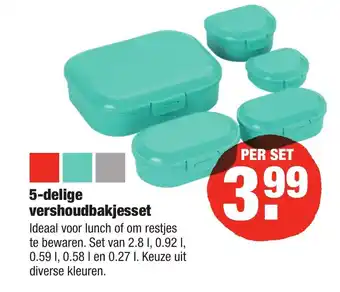 ALDI Vershoudbakjesset aanbieding