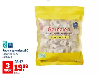 Makro Rauwe garnalen ASC S aanbieding