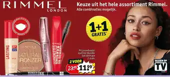 Kruidvat Rimmel assortiment aanbieding