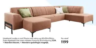 Profijt Meubel Hoekbank lundby aanbieding