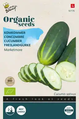 Welkoop Buzzy komkommer cucumis sativus l marketmore - komkommer - 1,5 gram aanbieding