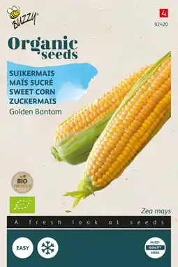 Welkoop Buzzy suikermais zea mays golden bantam - mais - 3 gram aanbieding