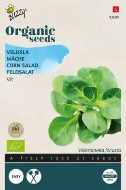 Welkoop Buzzy veldsla valerianella locusta grote noordhollandse - sla - 2,5 gram aanbieding
