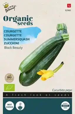 Welkoop Buzzy courgette cucurbita pepo black beauty - courgette - 2 gram aanbieding