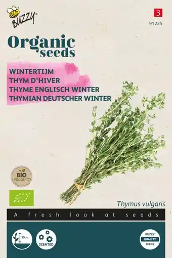 Welkoop Buzzy tijm thymus vulgaris tijm - kruidenzaden - 0,15 gram aanbieding