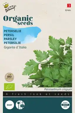 Welkoop Buzzy peterselie petroselinum crispum gigante d'italia - kruidenzaden - 2 gram aanbieding
