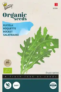 Welkoop Buzzy rucola eruca sativa gewone - sla - 3 gram aanbieding