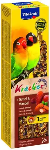 Welkoop Vitakraft  fruitkracker agapronis - snacks - 180 gram aanbieding