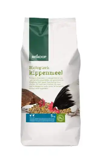 Welkoop Welkoop kippenmeel biologisch - kippenvoer - 5 kg aanbieding