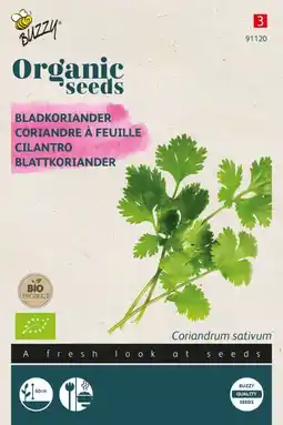 Welkoop Buzzy koriander coriandrum sativum koriander - kruidenzaden - 3 gram aanbieding