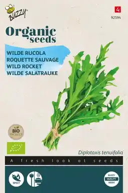 Welkoop Buzzy rucola eruca sativa wilde meerjarig - sla - 0,6 gram aanbieding