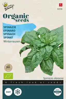 Welkoop Buzzy spinazie spinacia oleracea securo - spinazie - 15 gram aanbieding